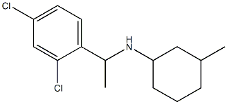 N-[1-(2,4-dichlorophenyl)ethyl]-3-methylcyclohexan-1-amine Struktur