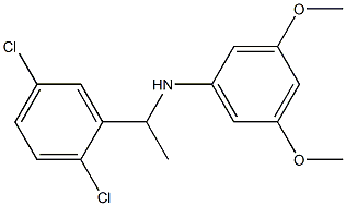 N-[1-(2,5-dichlorophenyl)ethyl]-3,5-dimethoxyaniline Structure