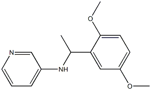 N-[1-(2,5-dimethoxyphenyl)ethyl]pyridin-3-amine Structure