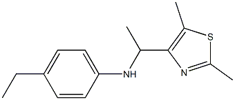 N-[1-(2,5-dimethyl-1,3-thiazol-4-yl)ethyl]-4-ethylaniline