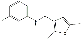  N-[1-(2,5-dimethylfuran-3-yl)ethyl]-3-methylaniline