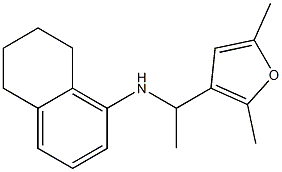N-[1-(2,5-dimethylfuran-3-yl)ethyl]-5,6,7,8-tetrahydronaphthalen-1-amine Structure