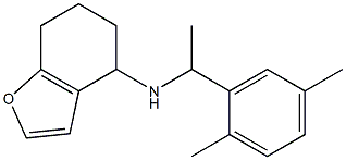 N-[1-(2,5-dimethylphenyl)ethyl]-4,5,6,7-tetrahydro-1-benzofuran-4-amine Structure