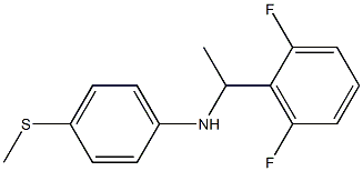 N-[1-(2,6-difluorophenyl)ethyl]-4-(methylsulfanyl)aniline