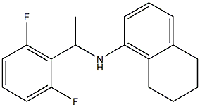 N-[1-(2,6-difluorophenyl)ethyl]-5,6,7,8-tetrahydronaphthalen-1-amine Struktur