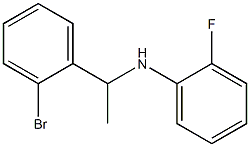N-[1-(2-bromophenyl)ethyl]-2-fluoroaniline 结构式
