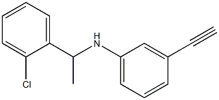 N-[1-(2-chlorophenyl)ethyl]-3-ethynylaniline