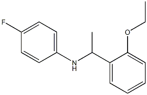 N-[1-(2-ethoxyphenyl)ethyl]-4-fluoroaniline Struktur