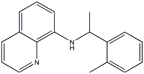 N-[1-(2-methylphenyl)ethyl]quinolin-8-amine Struktur