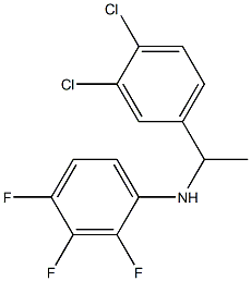 N-[1-(3,4-dichlorophenyl)ethyl]-2,3,4-trifluoroaniline 结构式