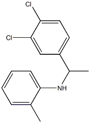 N-[1-(3,4-dichlorophenyl)ethyl]-2-methylaniline Structure