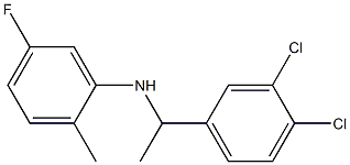 N-[1-(3,4-dichlorophenyl)ethyl]-5-fluoro-2-methylaniline