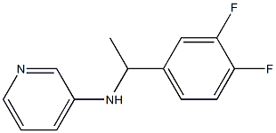 N-[1-(3,4-difluorophenyl)ethyl]pyridin-3-amine Structure