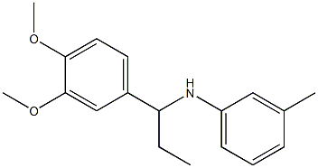 N-[1-(3,4-dimethoxyphenyl)propyl]-3-methylaniline