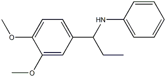 N-[1-(3,4-dimethoxyphenyl)propyl]aniline