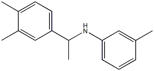 N-[1-(3,4-dimethylphenyl)ethyl]-3-methylaniline Struktur
