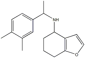  N-[1-(3,4-dimethylphenyl)ethyl]-4,5,6,7-tetrahydro-1-benzofuran-4-amine