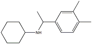 N-[1-(3,4-dimethylphenyl)ethyl]cyclohexanamine Structure
