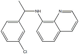  N-[1-(3-chlorophenyl)ethyl]quinolin-8-amine