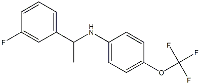 N-[1-(3-fluorophenyl)ethyl]-4-(trifluoromethoxy)aniline