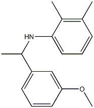 N-[1-(3-methoxyphenyl)ethyl]-2,3-dimethylaniline,,结构式