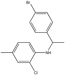 N-[1-(4-bromophenyl)ethyl]-2-chloro-4-methylaniline