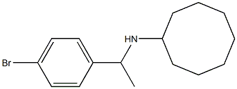 N-[1-(4-bromophenyl)ethyl]cyclooctanamine,,结构式