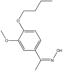 N-[1-(4-butoxy-3-methoxyphenyl)ethylidene]hydroxylamine