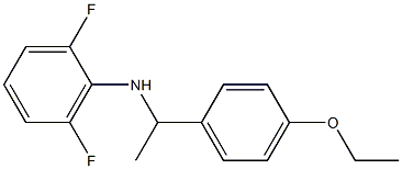 N-[1-(4-ethoxyphenyl)ethyl]-2,6-difluoroaniline 结构式