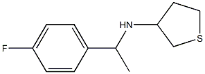 N-[1-(4-fluorophenyl)ethyl]thiolan-3-amine Structure