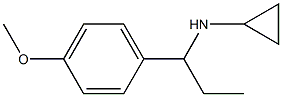  N-[1-(4-methoxyphenyl)propyl]cyclopropanamine