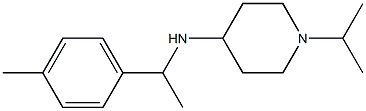 N-[1-(4-methylphenyl)ethyl]-1-(propan-2-yl)piperidin-4-amine Structure