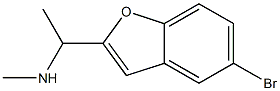 N-[1-(5-bromo-1-benzofuran-2-yl)ethyl]-N-methylamine Structure