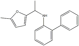 N-[1-(5-methylfuran-2-yl)ethyl]-2-phenylaniline Struktur