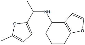 N-[1-(5-methylfuran-2-yl)ethyl]-4,5,6,7-tetrahydro-1-benzofuran-4-amine,,结构式