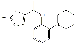 N-[1-(5-methylthiophen-2-yl)ethyl]-2-(piperidin-1-yl)aniline