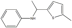 N-[1-(5-methylthiophen-2-yl)ethyl]aniline,,结构式
