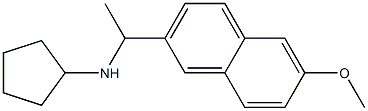 N-[1-(6-methoxynaphthalen-2-yl)ethyl]cyclopentanamine,,结构式