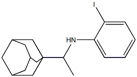 N-[1-(adamantan-1-yl)ethyl]-2-iodoaniline Structure