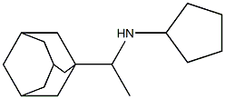 N-[1-(adamantan-1-yl)ethyl]cyclopentanamine 结构式