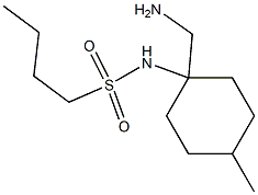 N-[1-(aminomethyl)-4-methylcyclohexyl]butane-1-sulfonamide Structure