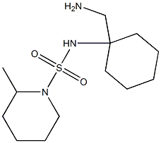 N-[1-(aminomethyl)cyclohexyl]-2-methylpiperidine-1-sulfonamide Struktur
