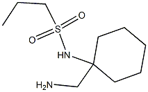 N-[1-(aminomethyl)cyclohexyl]propane-1-sulfonamide Struktur