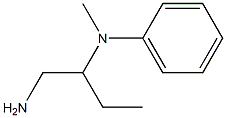 N-[1-(aminomethyl)propyl]-N-methyl-N-phenylamine Structure