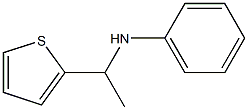 N-[1-(thiophen-2-yl)ethyl]aniline Structure