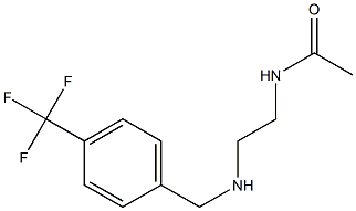 N-[2-({[4-(trifluoromethyl)phenyl]methyl}amino)ethyl]acetamide