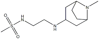 N-[2-({8-methyl-8-azabicyclo[3.2.1]octan-3-yl}amino)ethyl]methanesulfonamide Structure