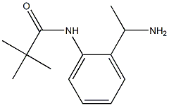 N-[2-(1-aminoethyl)phenyl]-2,2-dimethylpropanamide,,结构式