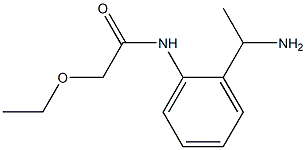 N-[2-(1-aminoethyl)phenyl]-2-ethoxyacetamide|