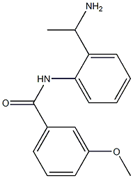 N-[2-(1-aminoethyl)phenyl]-3-methoxybenzamide Structure